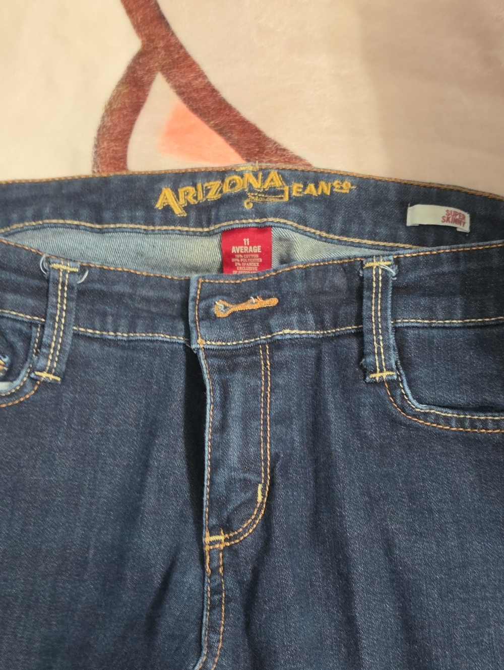 Arizona Jean Company Dark Blue Skinny Jeans